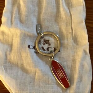 COACH SURFING BOARD KEYCHAIN! NWT